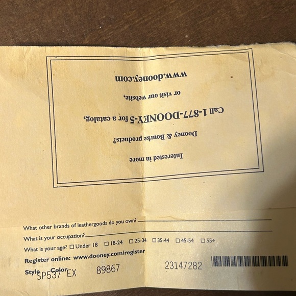 Dooney & Bourke brown signature bag - Picture 2 of 5